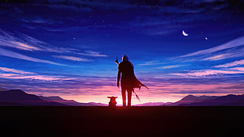 The Mandalorian Precious Moments With The Baby Yoda, the-mandalorian, baby-yoda, star-wars, artwork, art, digital-art, tv-shows, pixiv HD wallpaper
