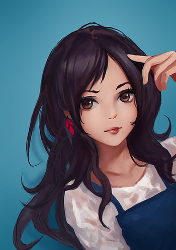 Original, anime girl, cute and beautiful HD phone wallpaper