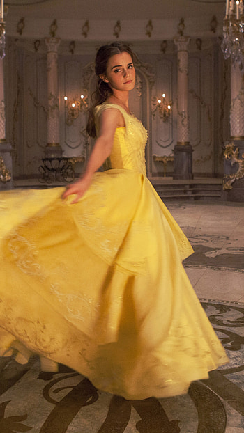 Beauty and the Beast, Emma Watson, Best movies, 12495 HD phone wallpaper