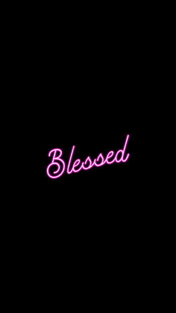 BLESSED & PINK & BLACK, magenta, visual_effect_lighting HD phone wallpaper