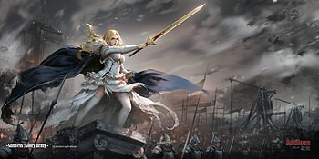 Sanitess: Glory army, antilous chao, white, fantasy, army, antilous, girl, war HD wallpaper