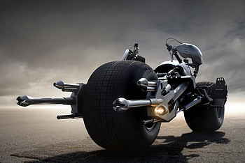 Batpod, superheroes HD wallpaper