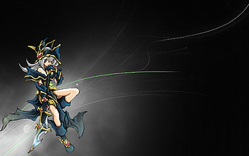 Dark Magician Girl YuGiOh! Game HD wallpaper