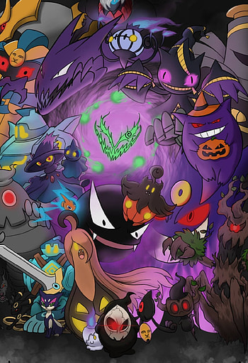 Pokemon Halloween, Gastly HD phone wallpaper
