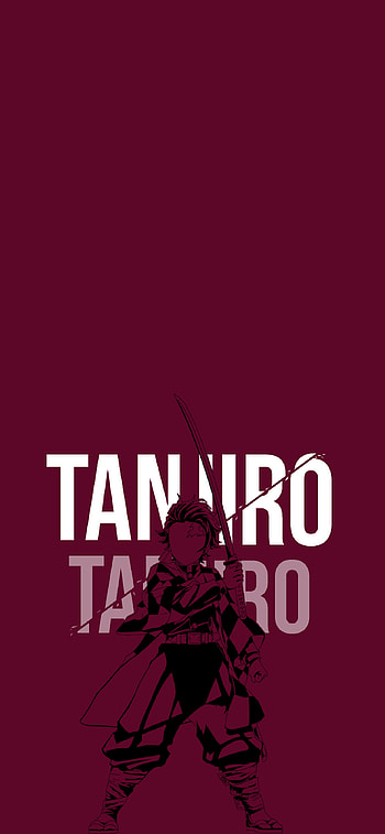 Tanjiro Kamado 2, minimalist, Tanjiro Kamado, Anime, Demon Slayer: Kimetsu no Yaiba, minimalist anime HD phone wallpaper