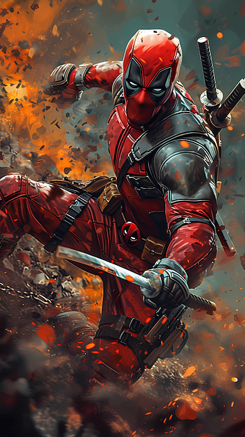 Deadpool, Deadpool, fan art HD phone wallpaper