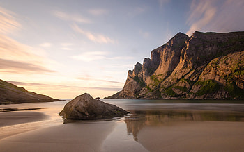 Chrome Os Original, chrome, beach, mountains HD wallpaper