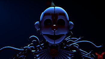 FNAF Sister Location Horror, Five Nights at Freddy's: Sister Location, Five Nights at Freddy's HD wallpaper