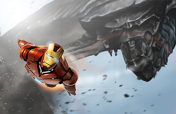 Iron Man Chittori Army, iron-man, superheroes, digital-art, artwork, deviantart HD wallpaper