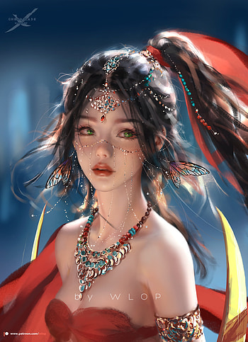 Princess, -wlop, mrsaadi, mrsaadi7878, beauty, makeover, queen HD phone wallpaper