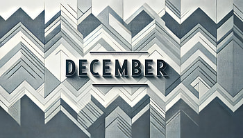 Geometric December Theme, December, typography, pattern, Abstract, design HD wallpaper