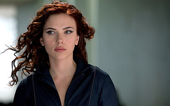Scarlett Johansson, Black Widow, iMac HD wallpaper