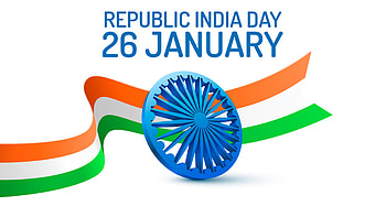 Republic India Day 26th January Celebration Flag Creative Art Republic Day HD wallpaper