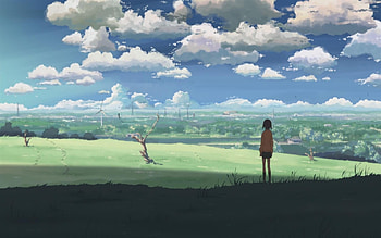 Anime, Landscape, Sky HD wallpaper