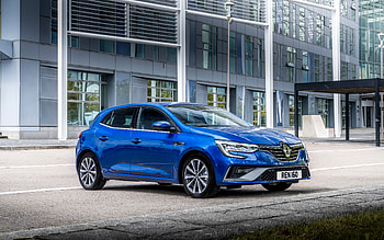 Renault Megane E-TECH Plug-in Hybrid, , parking, 2021 cars, UK-spec, 2021 Renault Megane, french cars, Renault HD wallpaper