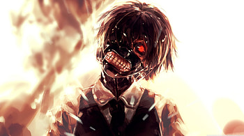 kaneki mask, kaneki, uniform, school, mask HD wallpaper
