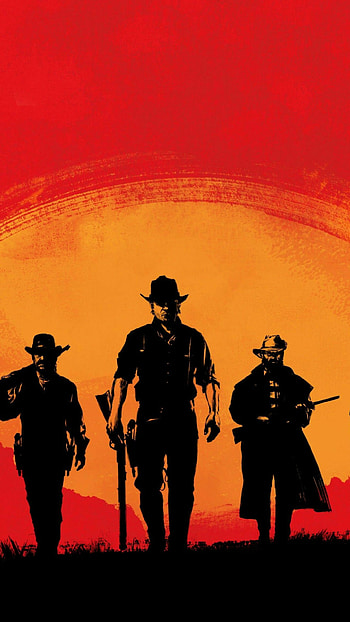 Red Dead Redemption 2, , Customizable home screen, Gaming style HD phone wallpaper