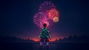 A Samurai View Of The City Celebration, samurai, artist, artwork, art, digital-art, ai HD wallpaper