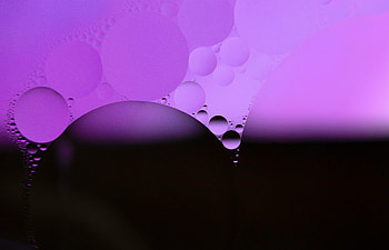 Violet-dark bubble, close up HD wallpaper