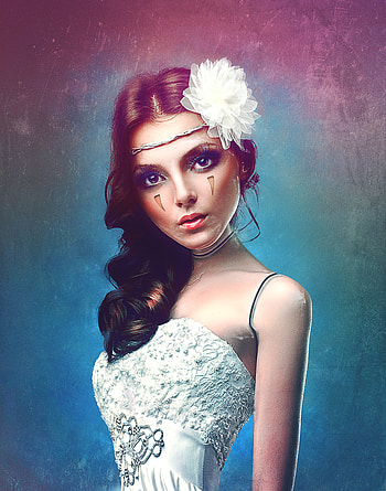 Art, Sight, Opinion, Girl, Digital Art, Pretty, Dress HD phone wallpaper