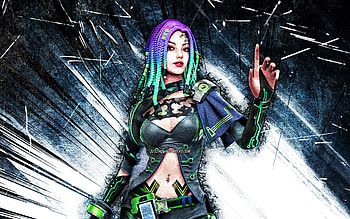 Moco, grunge art, 2021 games, Fire Battlegrounds, Garena Fire characters, Moco Skin, green abstract rays, Garena Fire, Moco Fire HD wallpaper