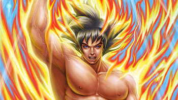 Goku Anime, goku, anime, artist, artwork, digital-art, deviantart HD wallpaper