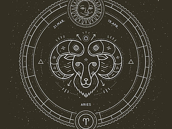 Zodiac clipart, Horoscope SVG, Aries astrology, Drawing and illustration HD wallpaper