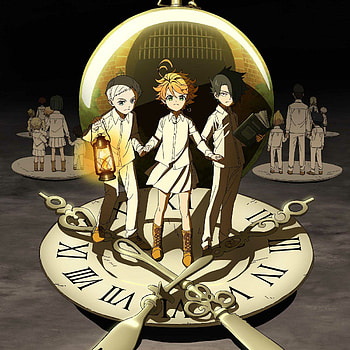 Promised Neverland background, Stunning visuals, Mysterious world, Captivating art HD phone wallpaper