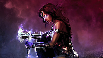 Wonder Woman X Strombreaker, wonder-woman, superheroes, artwork, artist, behance HD wallpaper