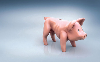 3D, Form, Glass, Space, Piggy, Mumps HD wallpaper