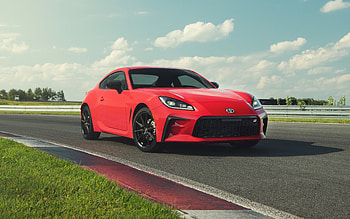 2022, Toyota GR 86, , front view, exterior, red sports coupe, new red GR 86, USA version, Japanese sports cars, Toyota HD wallpaper