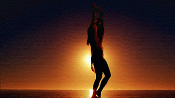 Inna Painting 3, Sunset, Inna, More then friends, Beach, Pop music HD wallpaper
