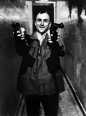 Monochrome, Taxi Driver HD phone wallpaper