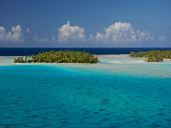 whater, sea, bleu, ils, wave HD wallpaper