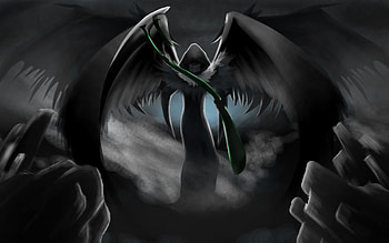 Anime Grim Reaper Scythe HD wallpaper