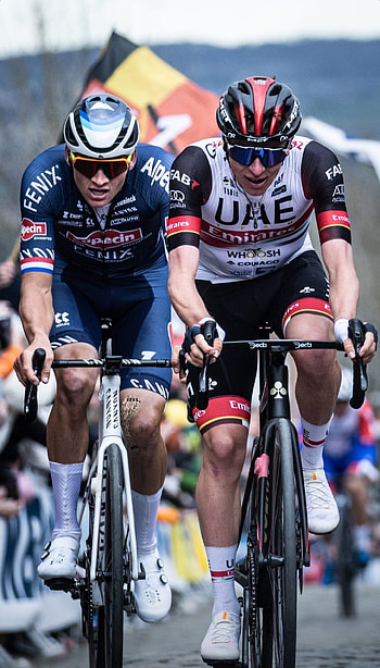Mathieu Van Der Poel, rvv, cobblestone, mvdp, pogacar, cycling HD phone wallpaper