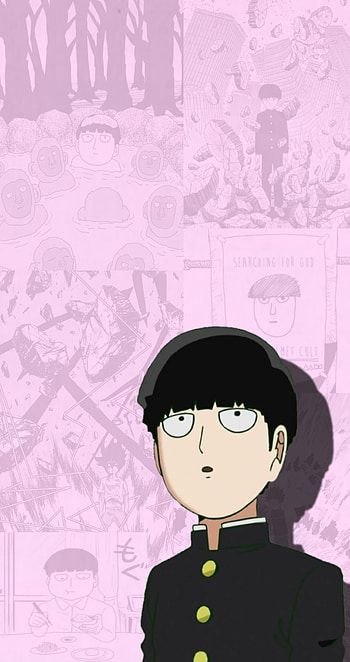 Mob Psycho 100, head, art HD phone wallpaper