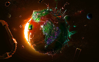 future, space, plan, world, futuer HD wallpaper
