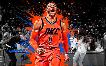 Russell Westbrook, NBA, OKC, westbrook HD wallpaper