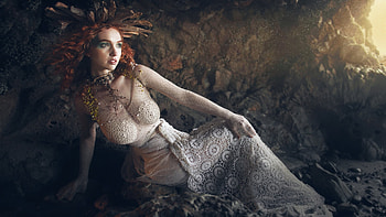 Alexandria-Basso, women, redhead, Alexandria, Basso HD wallpaper