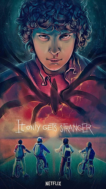 Stranger Things 4, Horror Background HD phone wallpaper