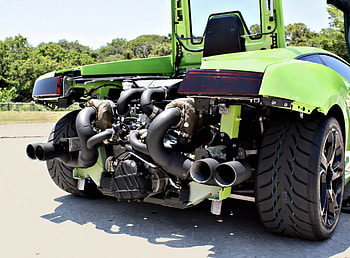 Heffner performance 920 horsepower twin turbo Lamborghini Galardo, 14, , car, green, 2012, 10, lamborghini HD wallpaper
