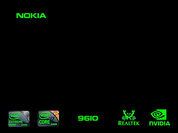 Nokia 9610 welcome screen, intel, nvidia, nokia, realtek, Core i7, i7 HD wallpaper