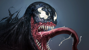 Venom Smiling , venom, artstation, artwork, digital-art, art, artist, artstation, supervillain, superheroes HD wallpaper