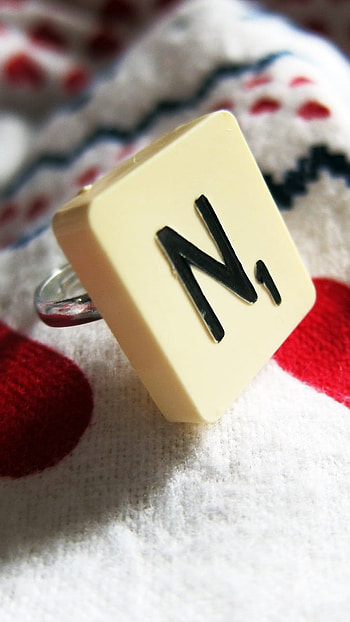 N Letter, Square Ring HD phone wallpaper