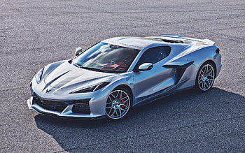 Chevrolet Corvette Z06, , R, 2023 cars, supercars, garage, Chevrolet Corvette C8, 2023 Chevrolet Corvette, silver Corvette, american cars, Chevrolet HD wallpaper