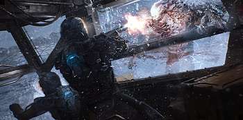 Snowcat Fight, video game, The Callisto Protocol HD wallpaper