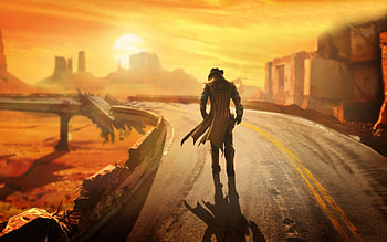 Fallout New Vega , fallout-new-vegas, fallout, fallout-4, games, xbox-games, ps4-games, pc-games, artist, artwork, digital-art HD wallpaper