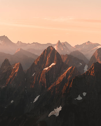Nature, Sunset, Mountains, Rocks, Vertex, Tops, Dahl, Distance HD phone wallpaper
