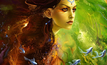 Siren, other, people, woman HD wallpaper